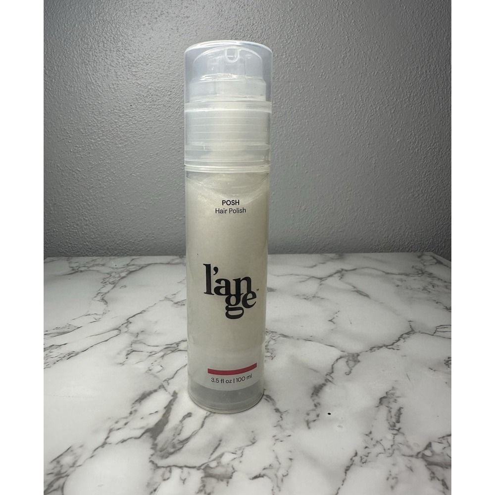 Lange Posh Hair Polish Smooth & Tame Frizz Adds Shine Softness 3.5oz New